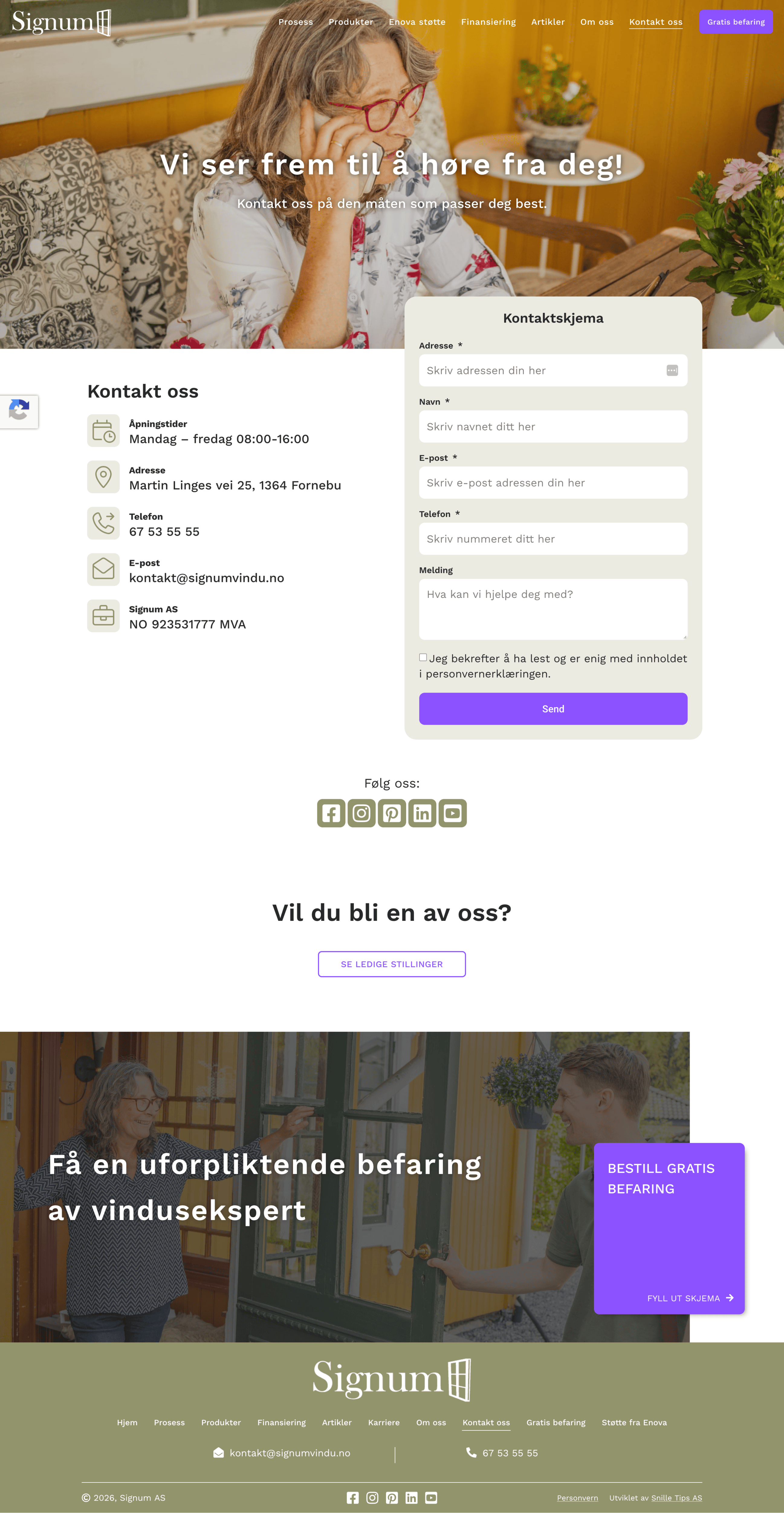 Kontakt oss